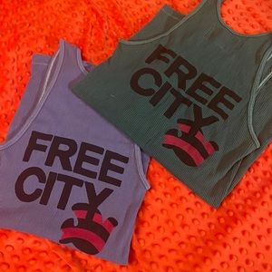 Free City Life Nature Love Wifebeater Tank Top